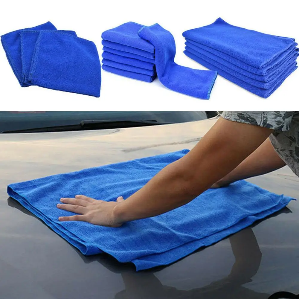 60X160CM Blue Large Microfibre Cleaning Auto Car Detailing Soft Cloths Wash Towel Duster Tool For car washing Drying Polishing