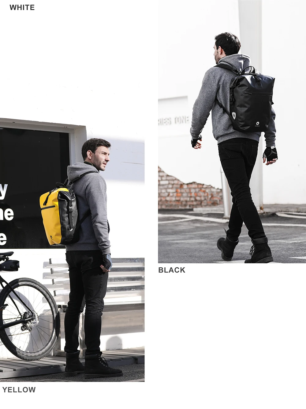 Rhino walk Bike Packt asche wasserdicht 27l Fahrrad Side Pack multifunktion ale Rücksitz Radfahren Travelling Storage Bikepacking – Detail 20