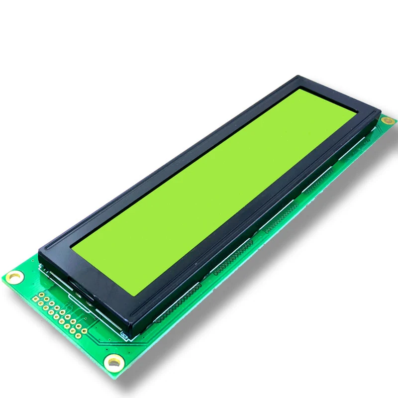 5V 40x4 4004 40*4 404 caratteri modulo LCD giallo verde/blu LED retroilluminazione porta parallela 18pin KS0066 SPLC780 HS44780