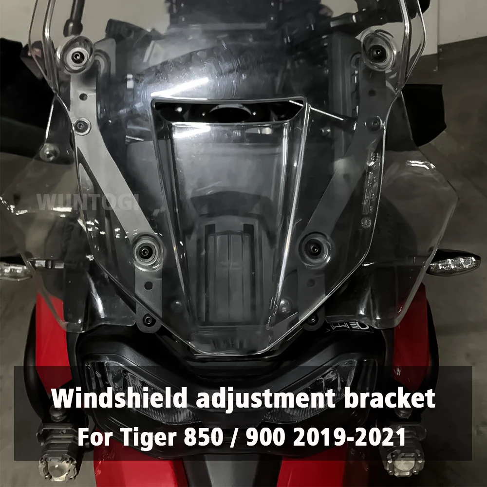 Motorcycle Accessories For Tiger 850 Tiger 900 2019-2021 Windshield Adjustment Bracket Windshield Support Adjuster Extension