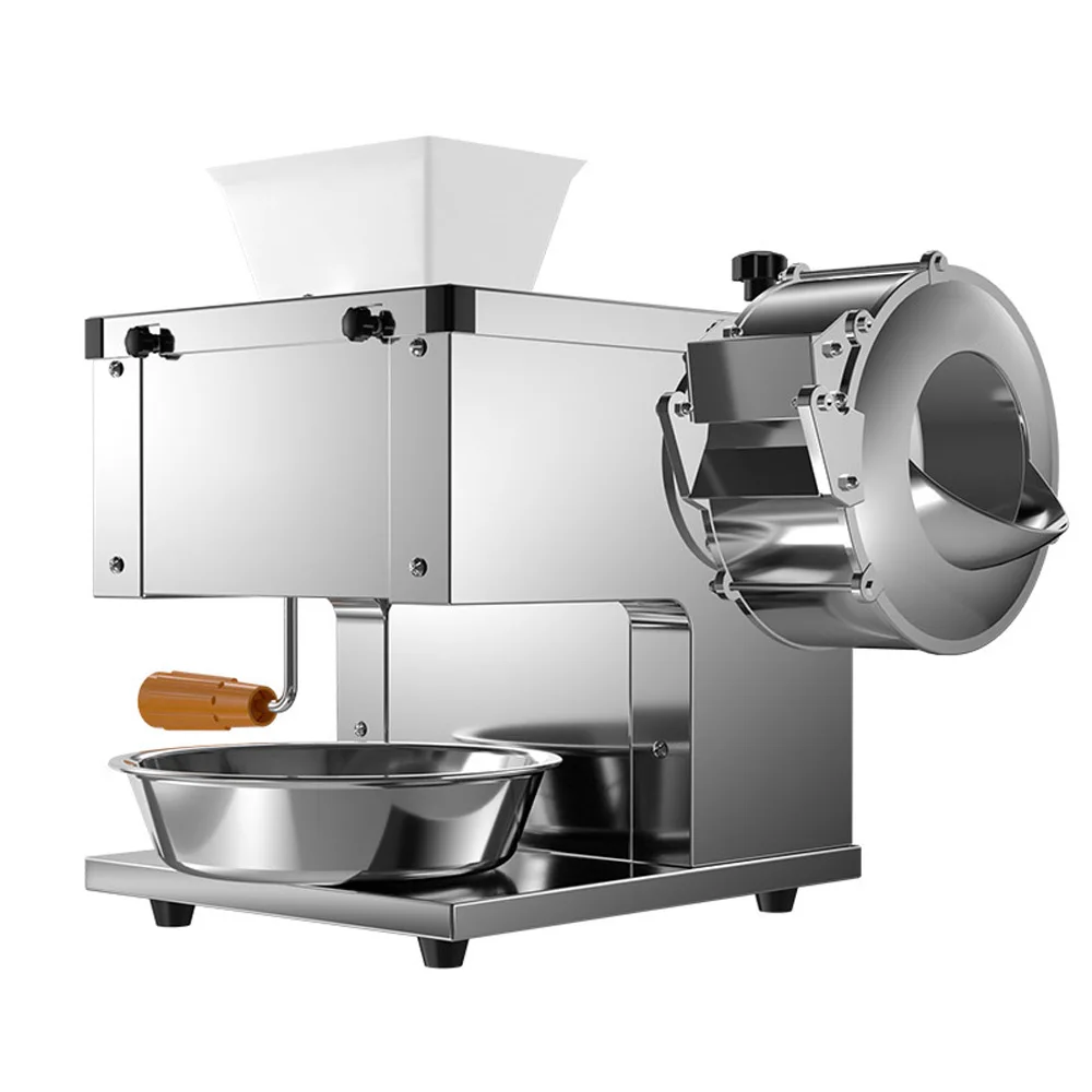 Rebanador de carne eléctrico para el hogar, picadora de carne de acero inoxidable, cortador de pescado automático comercial, filtro, cortador de verduras triturado
