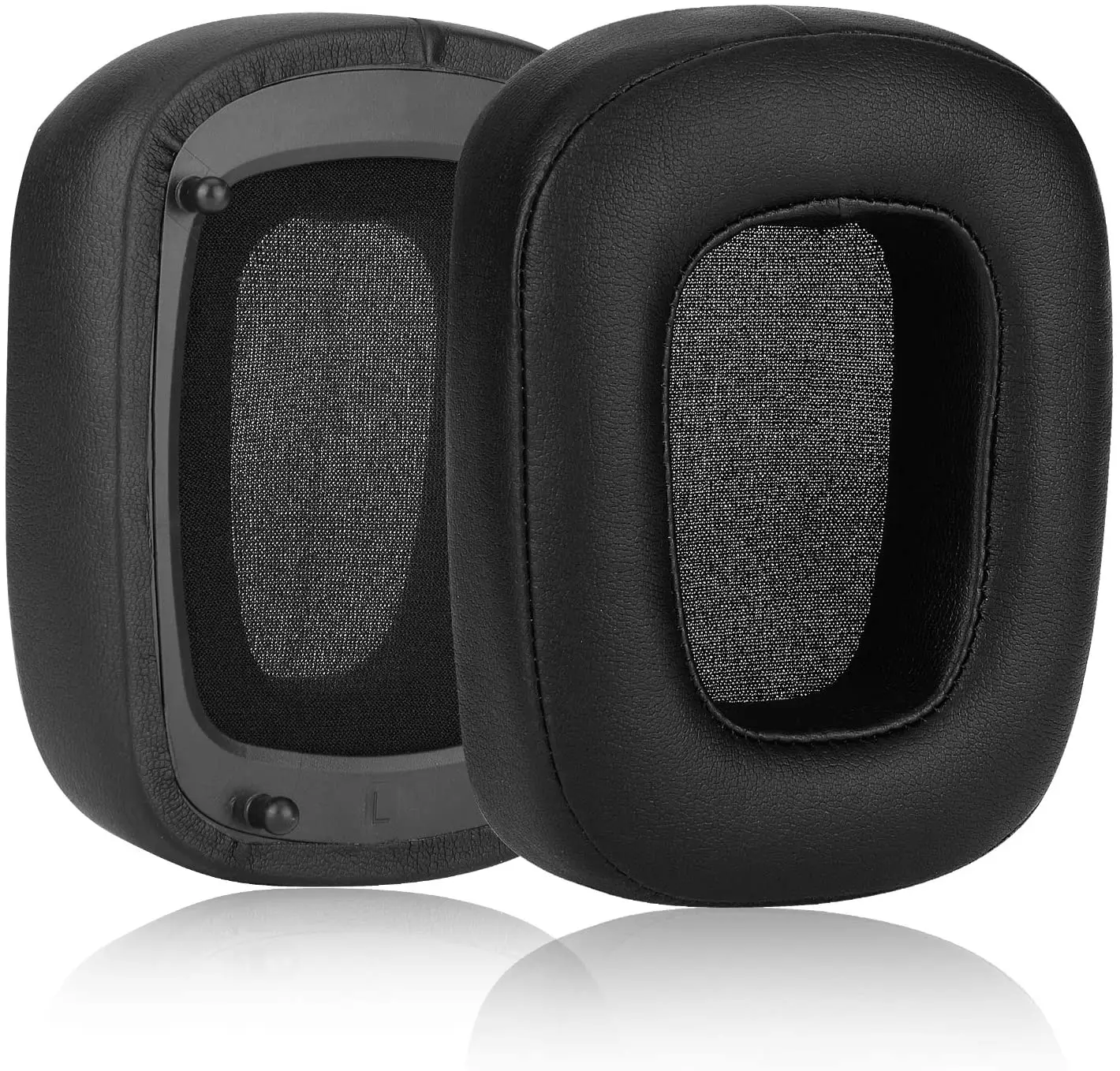 Funda de cojín de repuesto con cuero de proteína y espuma de memoria para auriculares Razer Tiamat V2