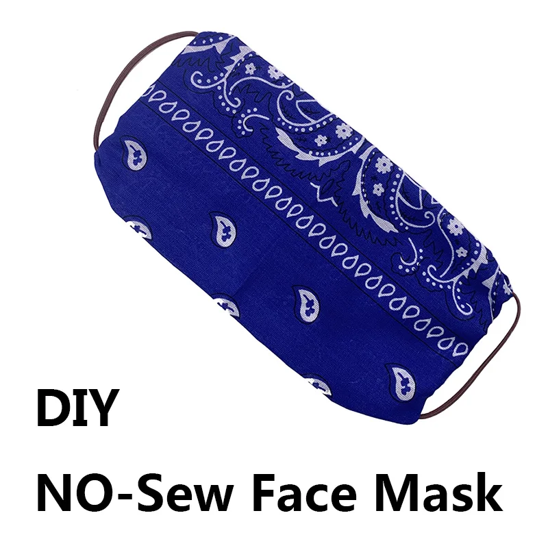 Fashionable Female Face Mask 100% Cotton 55CM * 55CM Cashew Flower Printed Face Mask Womenswear / Menswear / Boys /Girls Masked