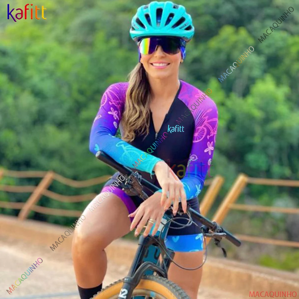 

Kafitt Macaquinho Ciclismo Feminino Roupas Com Frete Gratis Macacão Mangas Compridas Presente