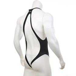 CLEVER MENMODE Bodysuit Bunda Aberta para Homens, Lingerie Erótica, Collant Mankini, Macacão Sexy, Traje De Cinta De Luta, Shaper Gay