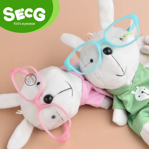 Imagen 2 del producto SECG marca superior niños prescripción miopía monturas de gafas ópticas gafas de resina para niños gafas protectoras para niños TR911