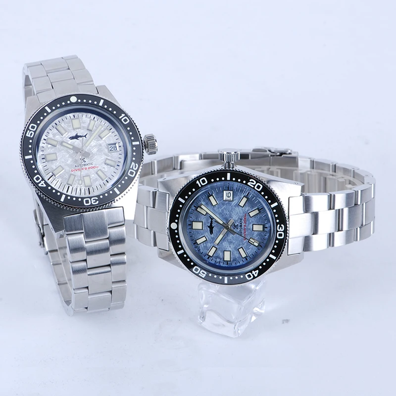 Heimdallr Mens Dive Watches Men Automatic Watch 62Mas Mechanical Wristwatch 200M Waterproof Luminous NH35 Sapphire Ceramic Bezel