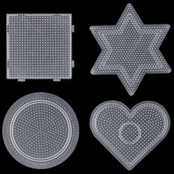 4pcs/set 2.6mm Mini Hama Beads Pegboard Template Board Educational DIY Making Material Board Perer/Fuse Beads