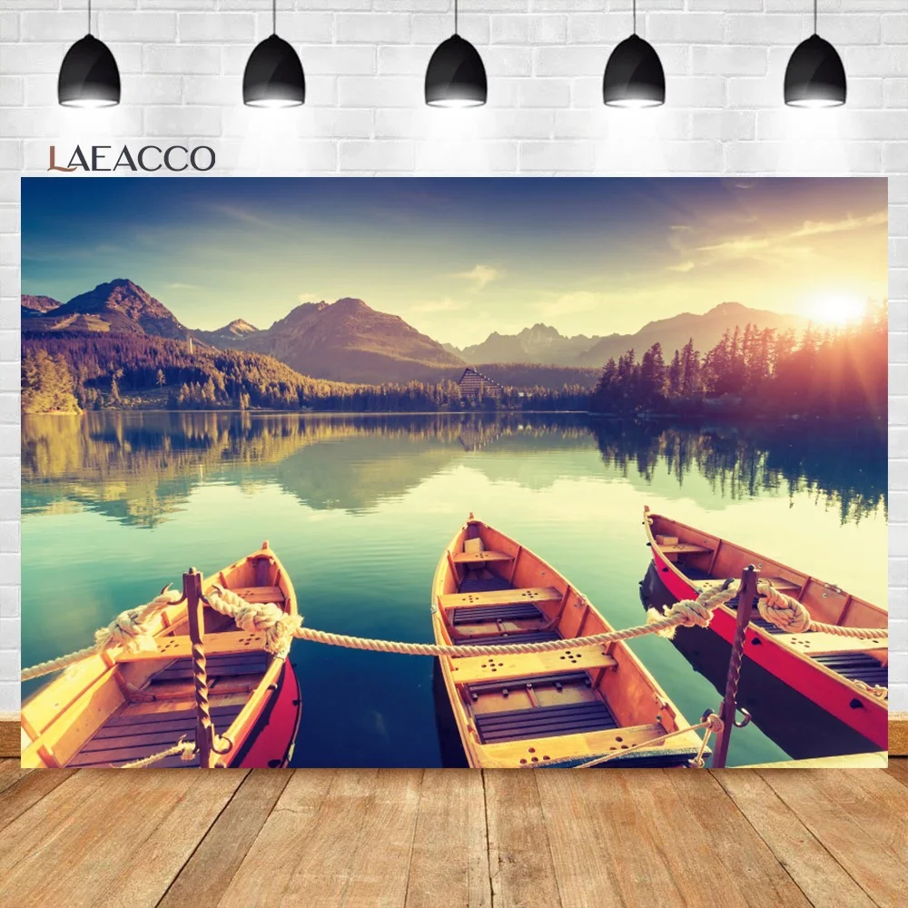 Laeacco Blue Sky Sea Luxury Cruise Deck Partyการถ่ายภาพฉากหลังภาพพื้นหลังไวนิลPhotophoneสำหรับPhoto Studio