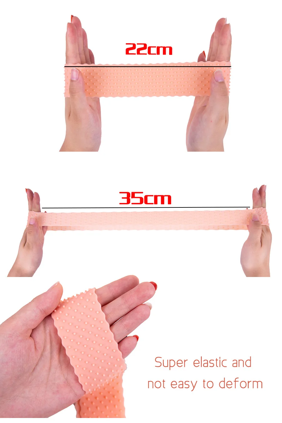 Quality Silicone Band For Wigs High-Elasticity Silicone Wig Headband Invisibility Wigs Grip Headband Non Slip Wig Grip Band