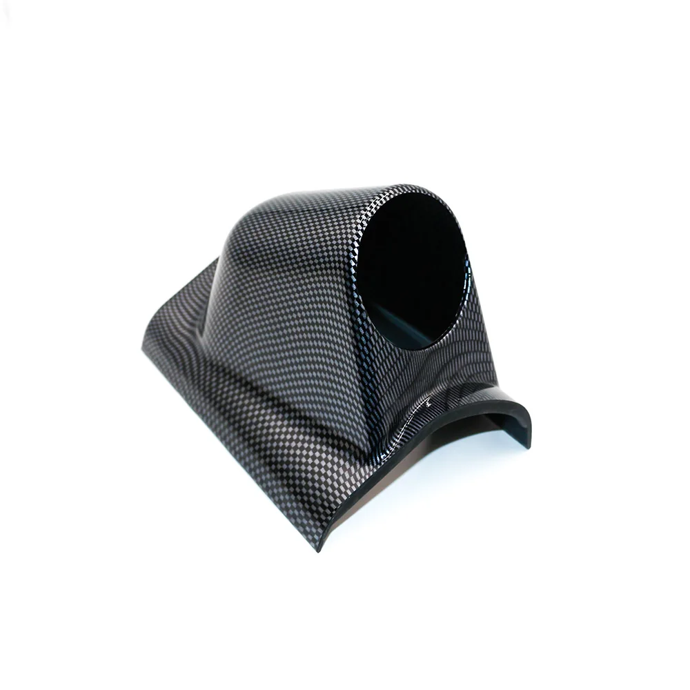 52mm Gauge holder Gauge Pod Carbon black style Single Gauge Pod Plastic Gauge Support for Left Hand Drive