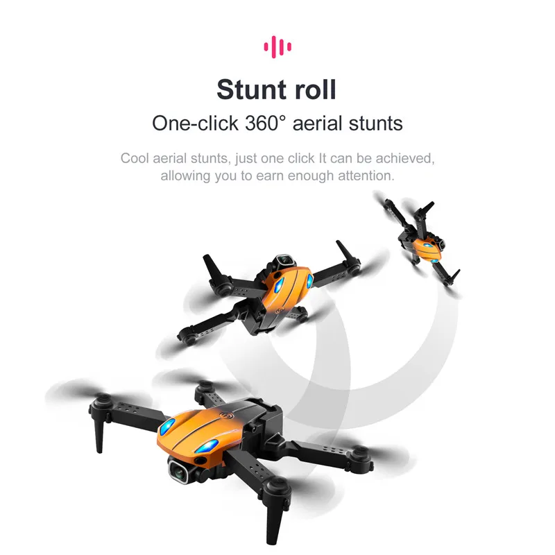 Mini 4K Professional Dual กล้อง WIFI Fpv RC Drones 3D Stunt ม้วนสมาร์ทหลีกเลี่ยงอุปสรรคท่าทาง Photo Video RC quadcopter ของเล่น