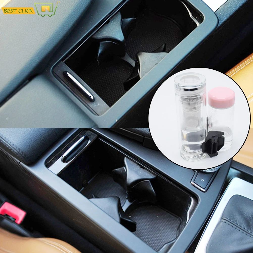 For Mercedes-Benz C-Class C Class W204 2008 2009 2010 2011 2012 2013 2014 Drink Cup Holder Black Center Console Car Kit