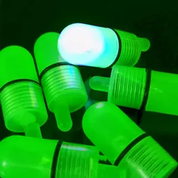 20pcs of Night Fishing LED Lights Luminous Plastic Clips Fishing Rods Bells Alarm Bells Bait Outdoor Night Fishing Tools