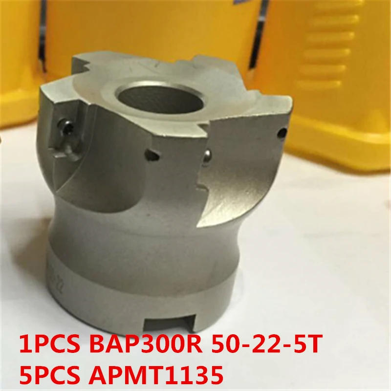 

BAP300R 50-22-5T 90 градусов под прямым углом, наплечная лицевая мельница, Фрезерный резак с ЧПУ, инструменты для фрезерования, твердосплавная вставка APMT1135