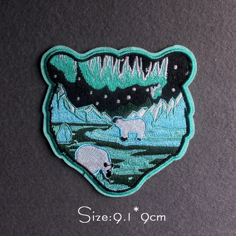 فان جوخ التصحيح جبل التخييم المطرزة بقع للملابس مغامرة السفر التصحيح الحديد على بقع على الملابس شارة في الهواء الطلق