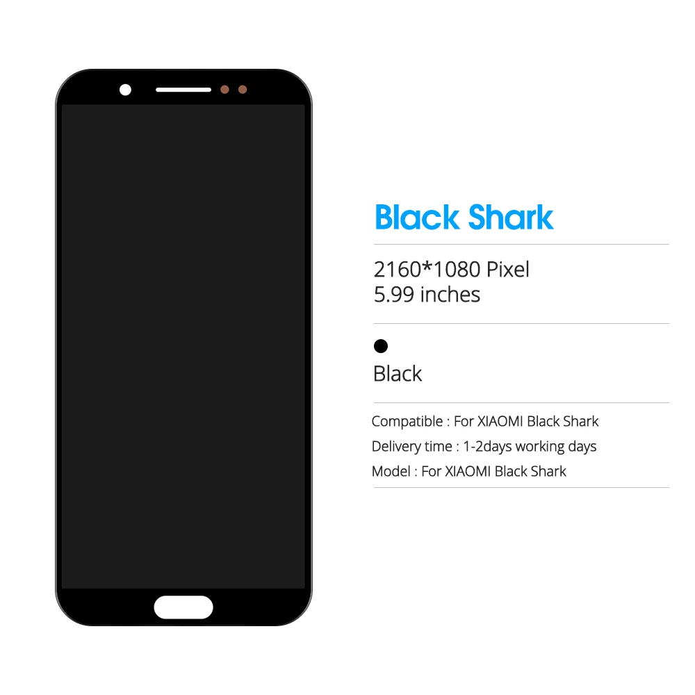 Imagem -02 - Substituição de Tela Sensível ao Toque Lcd Digitalizador para Xiaomi Black Shark Skr-a0 Skr-h0 5.99