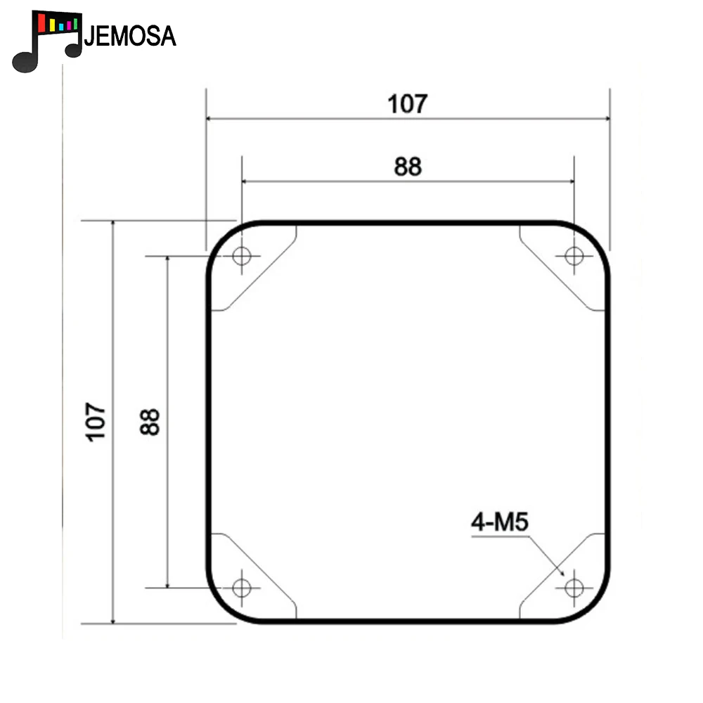 1 Ống Khuếch Đại Khung Xe Biến Hình Bao Da Bảo Vệ 107*107*115Mm Sắt Âm Thanh Hifi Vintage ống Khuếch Đại DIY