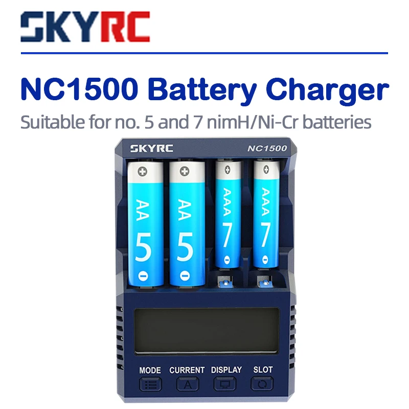 

SKYRC NC1500 AA AAA No. 5 No. 7 NiMH Battery NiMH Four-way Independent Smart Charger