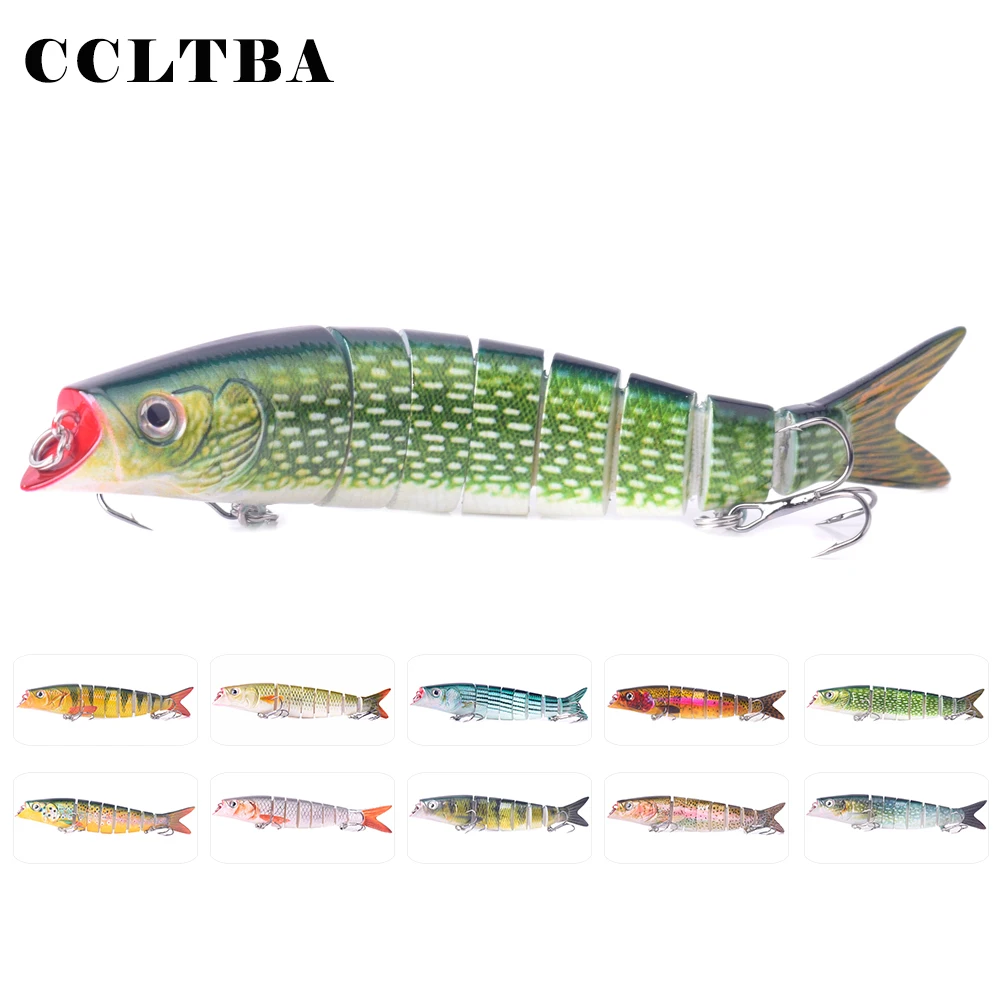 

CCLTBA Trout Bait Fishing Lures 14cm 21.5g Jointed Minnow Bait Fishing Tackle Lures Wobbler Swimbait