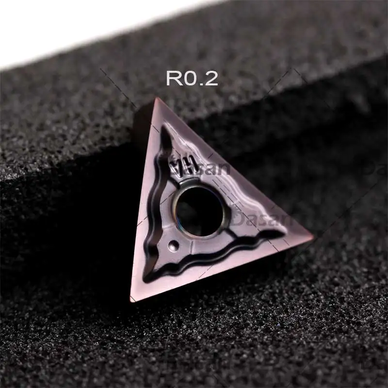10pcs TNMG160402 HA MA Turning Inserts TNMG Solid Carbide Blades CNCLathe Machine Cutter for Stainless Steel
