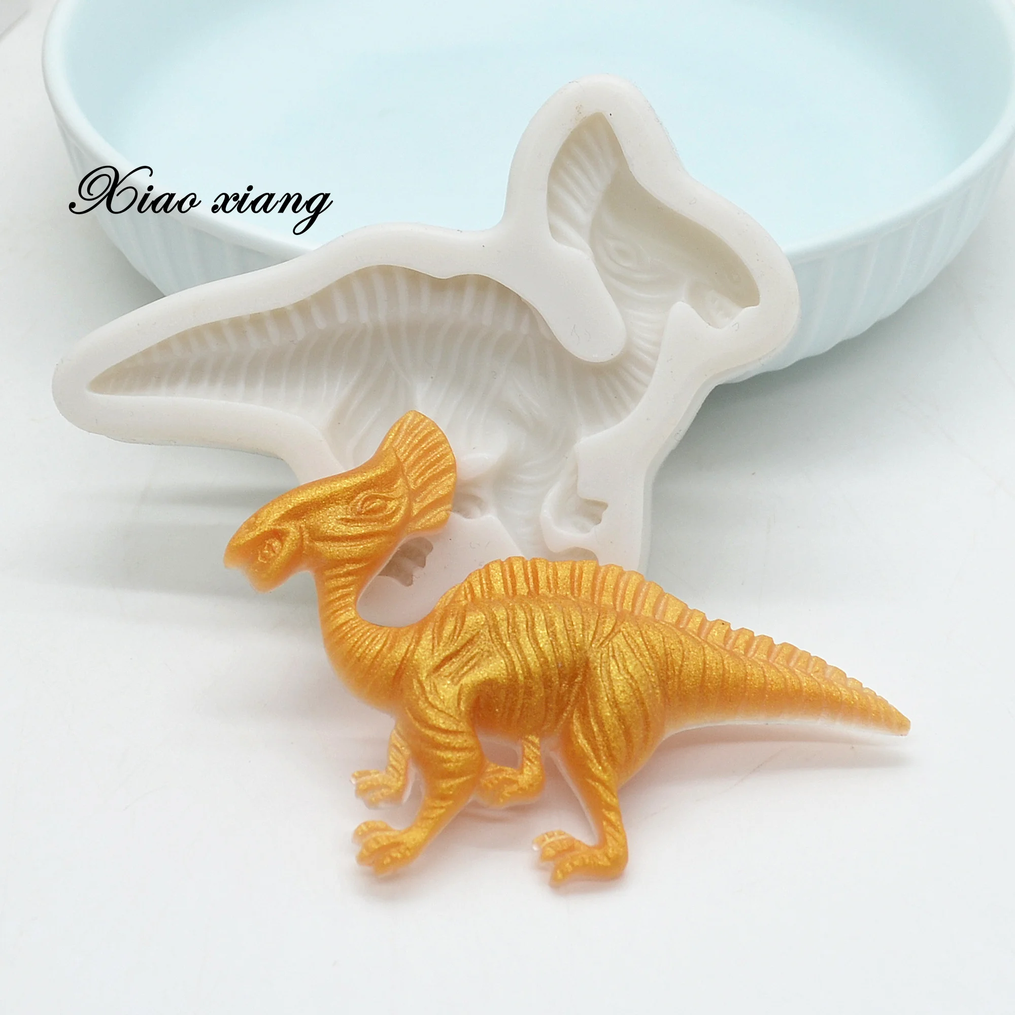 3D Dinosaur Shape Silicone Resin Mold Kitchen Baking Tools DIY Cake Pastry Fondant Moulds Chocolate Lace Decorating Tools