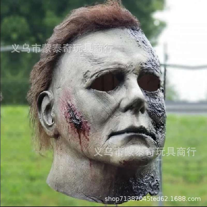 2021 New Type Halloween Michael Myers Scar Mask Halloween Carnival Costume Party Scary Horror Masquerade Latex Mask