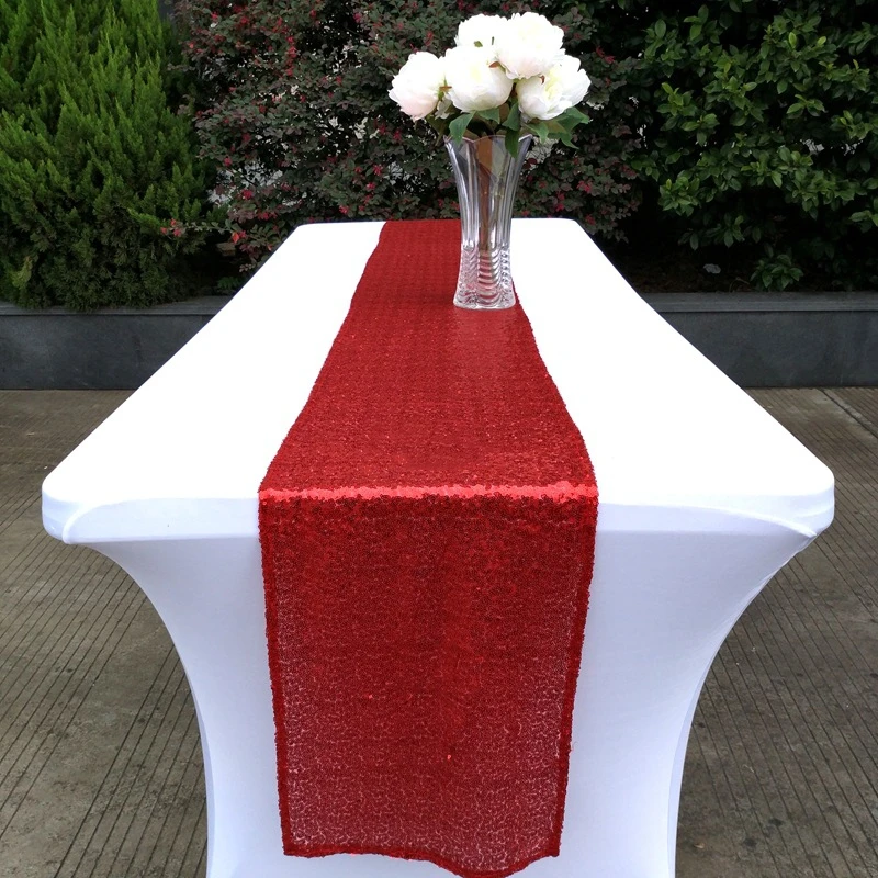 مفرش طاولة مطرز للفندق والمطاع - مراجعة Table Runner Sequin وسعره