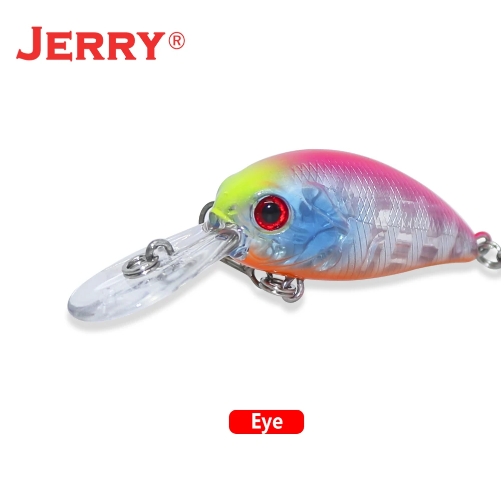 Jerry Scout Ultralight Floating Wobbler Deep Diving Artificial Bait 38mm Crackbait Bass Pike Perch Fishing