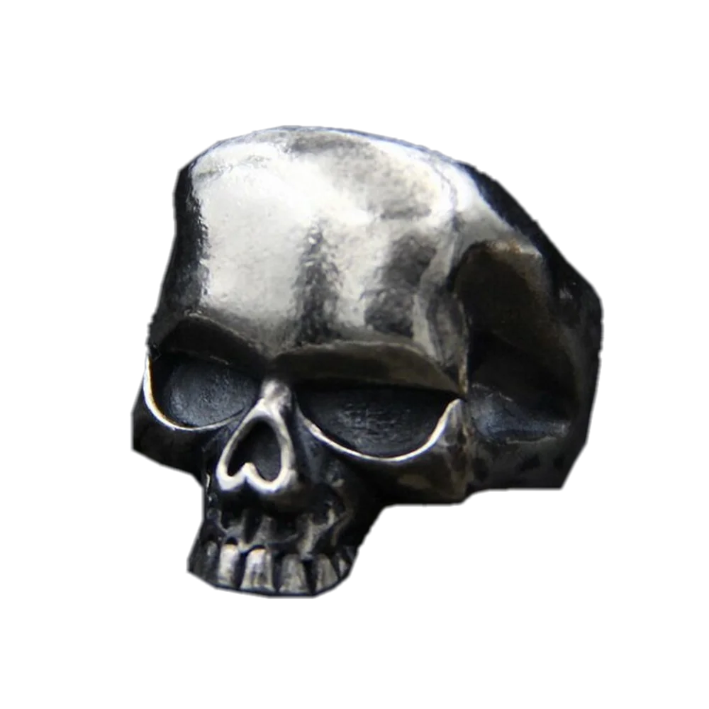 BOCAI Retro S925 silver skull ring men models personalized original design ring