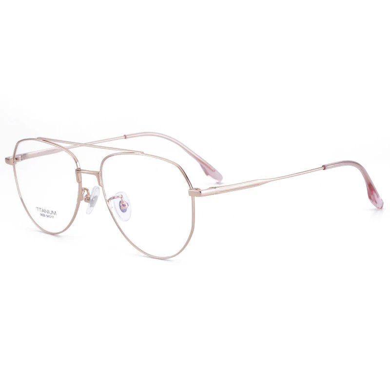 BCLEAR – monture de lunettes rétro en titane pour hommes et femmes, Design de marque littéraire, Double pont, Ultra léger