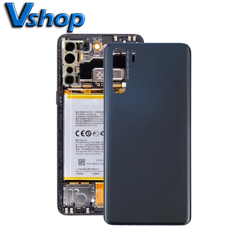

Задняя крышка аккумулятора для OPPO A91 PCPM00 CPH2001 CPH2021, детали для замены