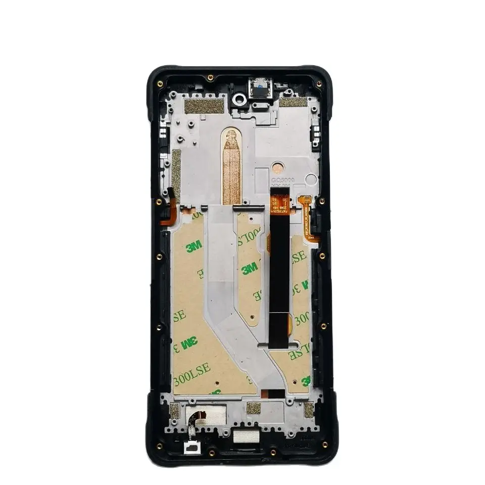 For Ulefone Armor 10 5G Phone LCD Assembly Display with frame + Touch Screen Panel Digitizer Repair Parts Microphone Volume FPC