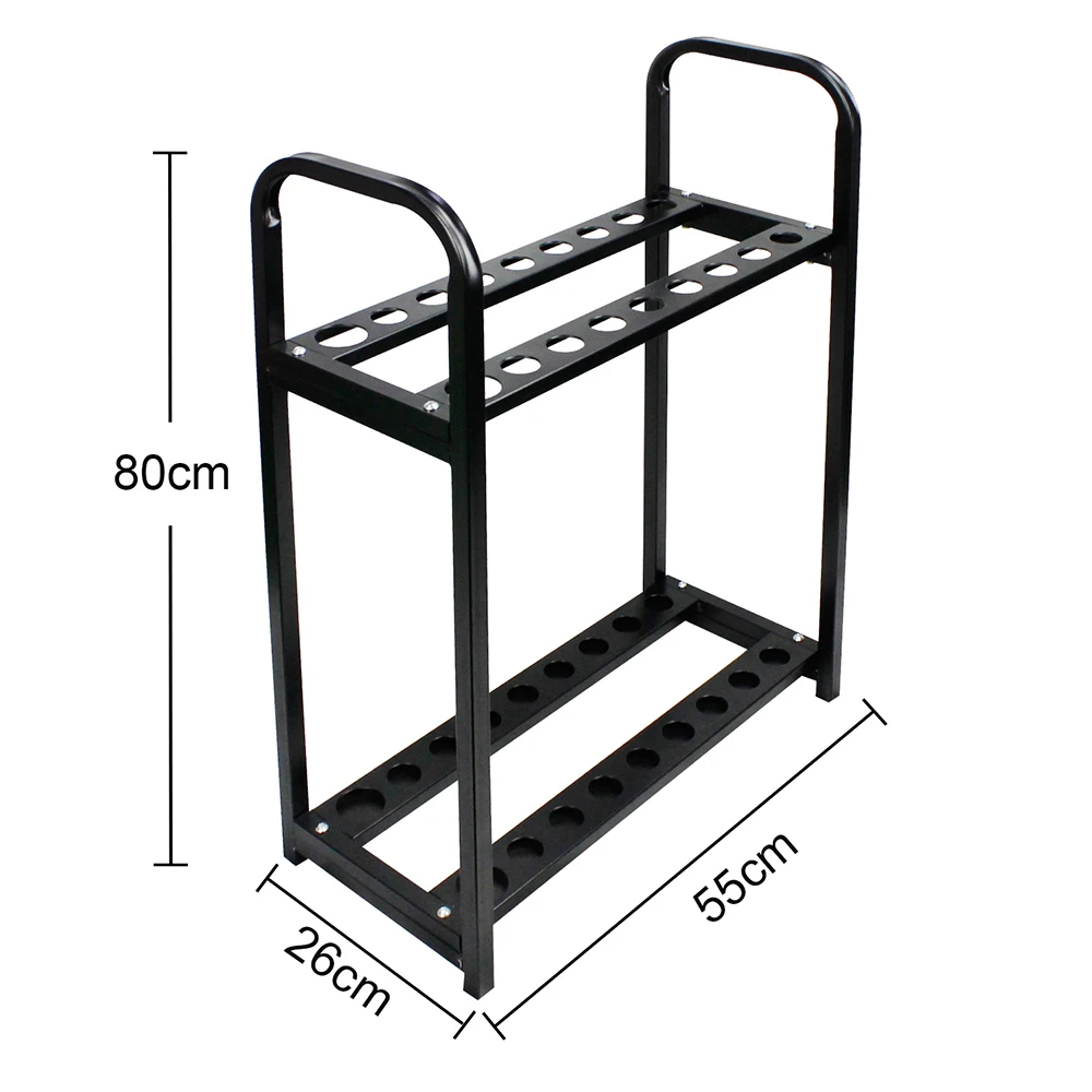 golf club display rack de metal prateleira organizador suporte 18 slot titular suprimentos