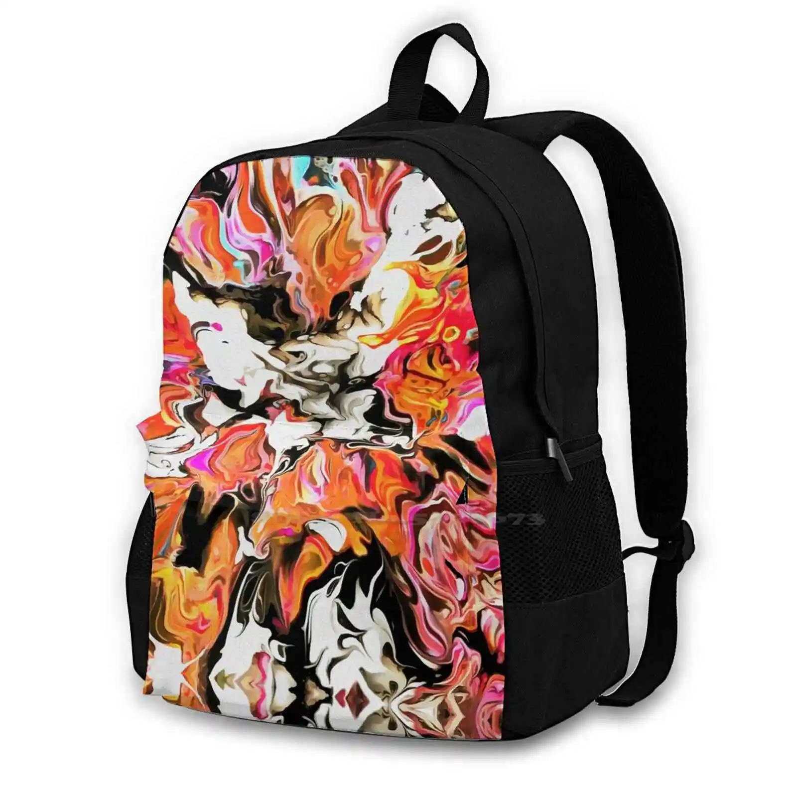 Autumn 7-Spirit Pattern Design Bag Student'S Backpack Autumn 7 Spirit Stocksomart Abstract Australian Flowers Plants Fall