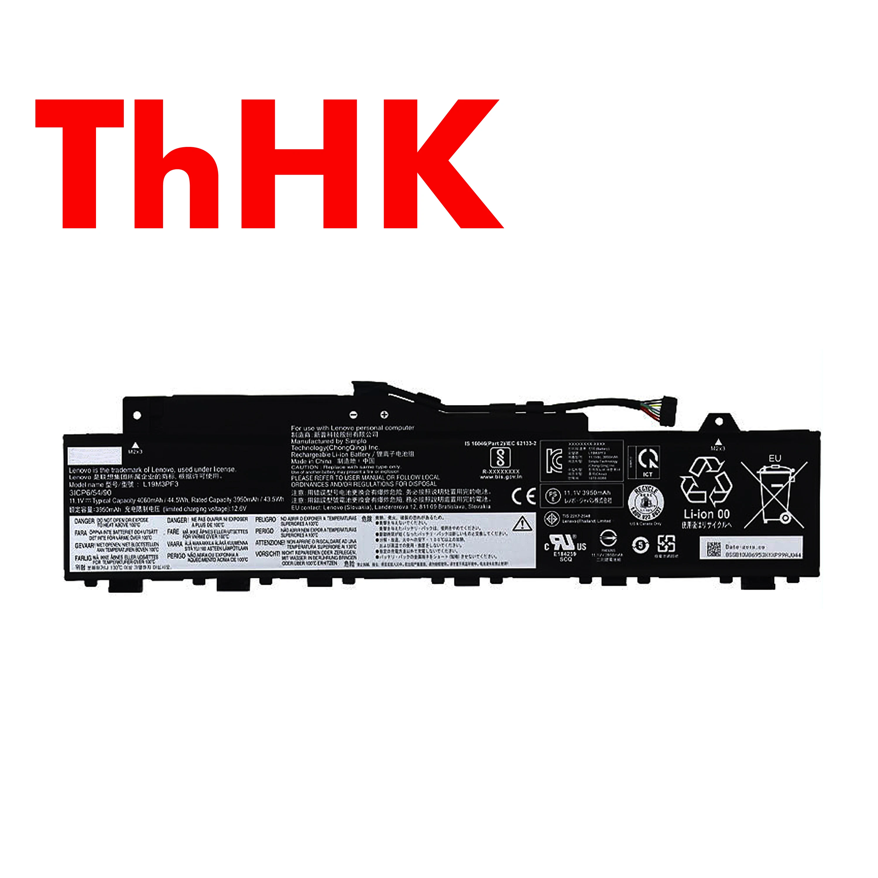 Genuine Original 44.5Wh L19C3PF3 L19M3PF3 L19M3PF4 L19L3PF75 Battery For Lenovo Ideapad 5-14ARE05 5-14IIL05 5-14ALC05 5-14ITL05