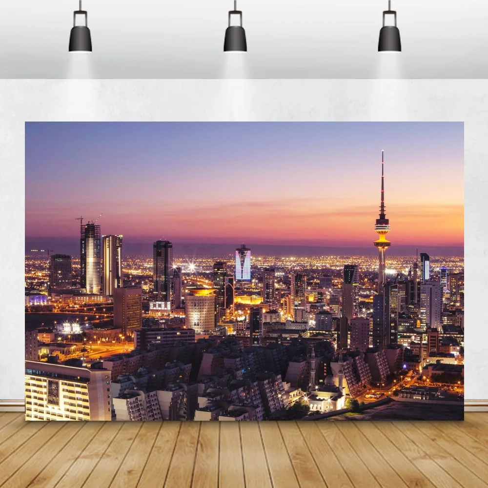 Laeacco مباني المدينة المناظر الطبيعية الخلابة السماء الغيوم الطبيعية ذات المناظر الطبيعية الخلابة التصوير الخلفيات للتصوير الفوتوغرافي لاستوديو الصور