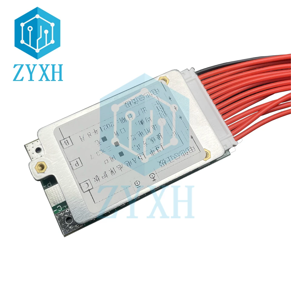 BMS 13S 48V 15A 18650 Li-Ion Battery Packs Balancer Charge Board Short Circuit Protection Common Port For Escooter/E-bike
