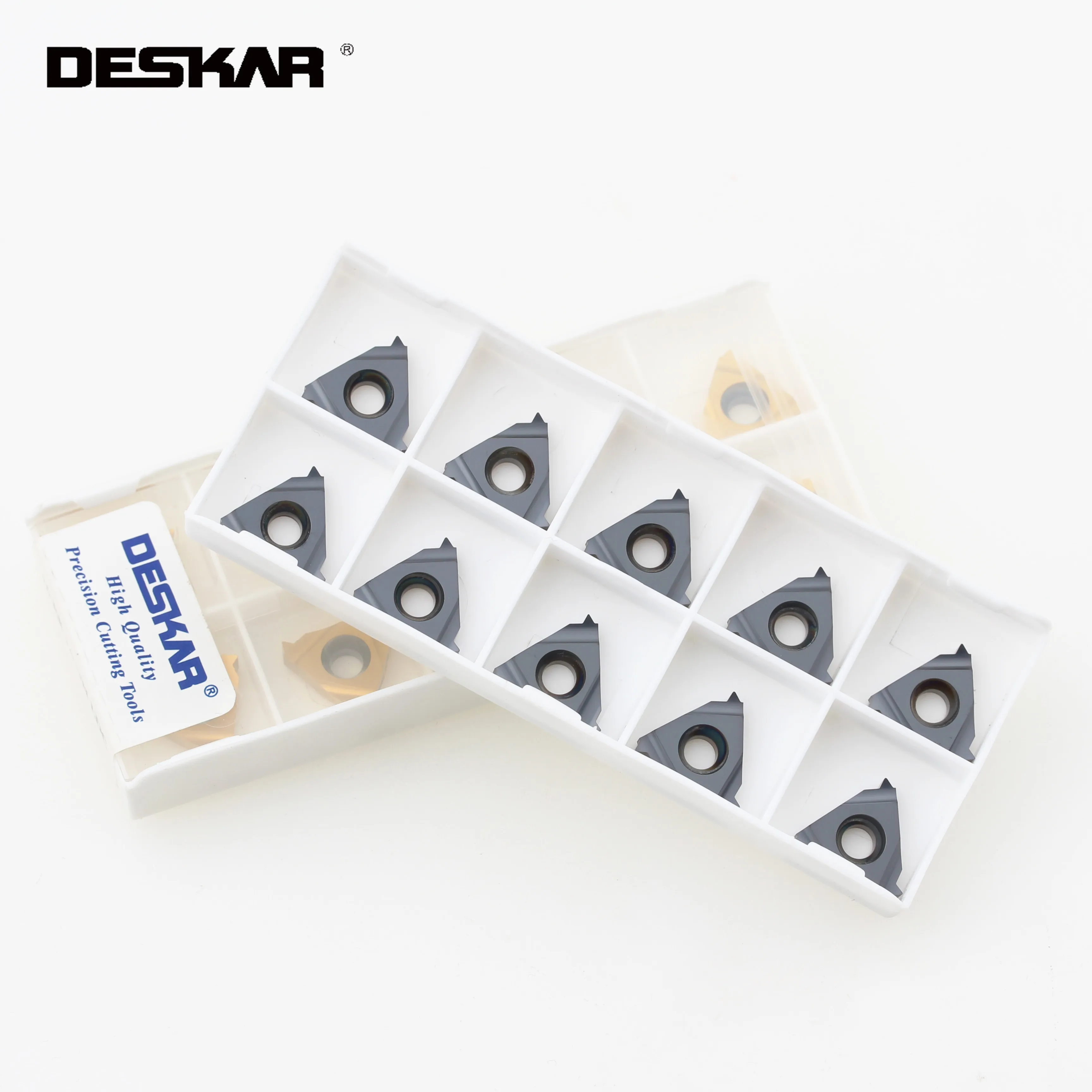 10PCS DESKAR 16ER 16IR 8UN 10UN 12UN 14UN 16UN 18UN 20UN 24UN LDA LDC Thread Carbide Inserts CNC Lathe Cutter Cutting Tool Parts