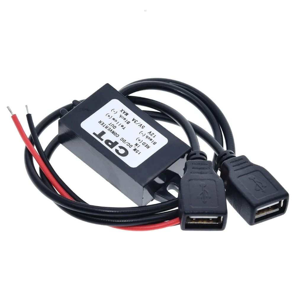 TZT Micro-USB 12V auf 5V 3A 15W DC-DC Auto-Stromwandlermodul, Step-Down-Leistungsausgangsadapter, geringe Wärmeentwicklung, automatischer Schutz – Detail 5