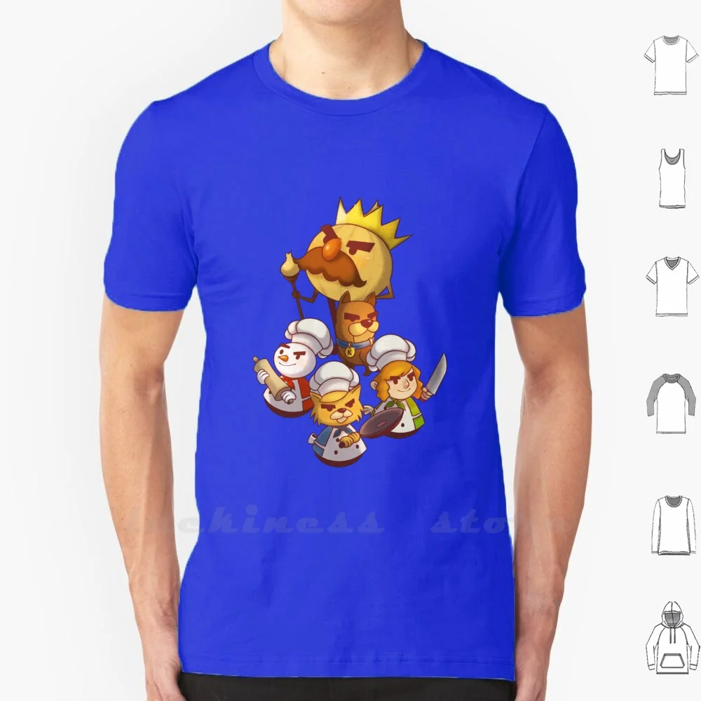 Overcooked T Shirt Men Women Teenage 6Xl Overcooked King Onion Kevin Videogame Game Cooking