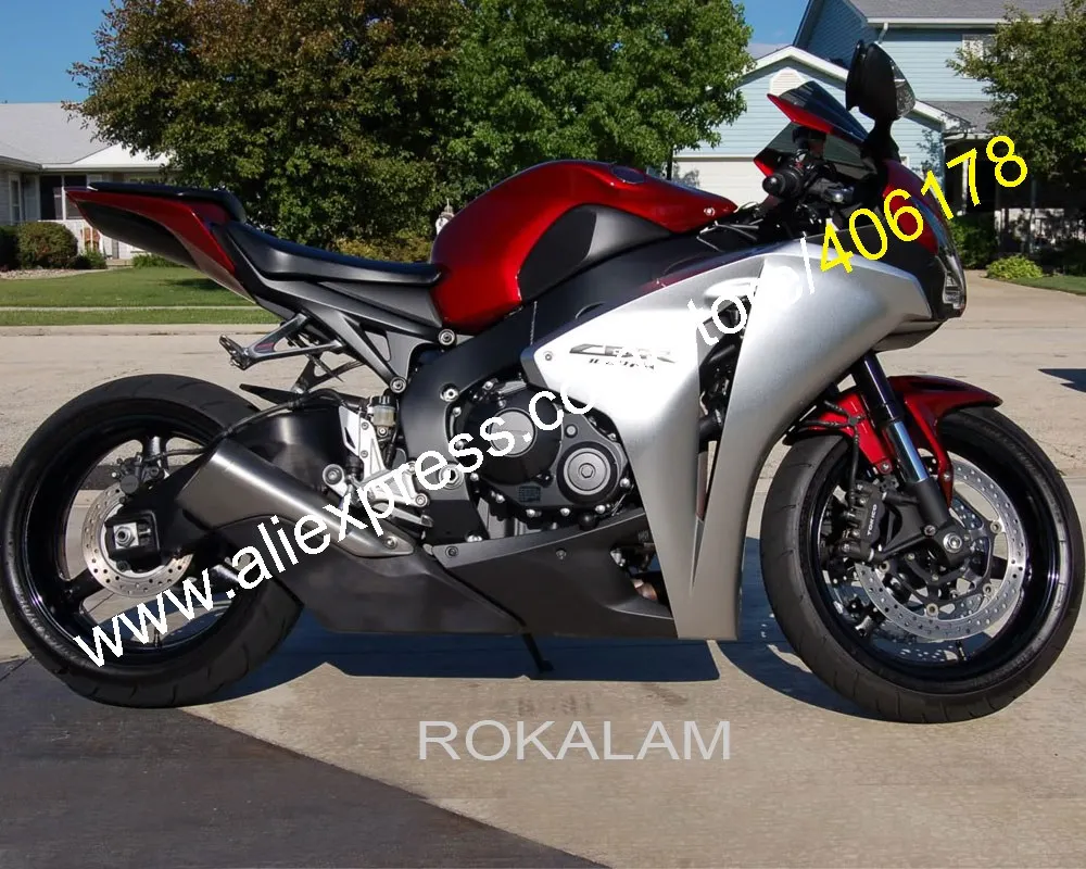 

Комплект обтекателей из АБС-пластика для Honda CBR1000RR CBR 1000 RR 1000RR 08 09 10 11 Fireblade 2008-2011, красные обтекатели (литье под давлением)