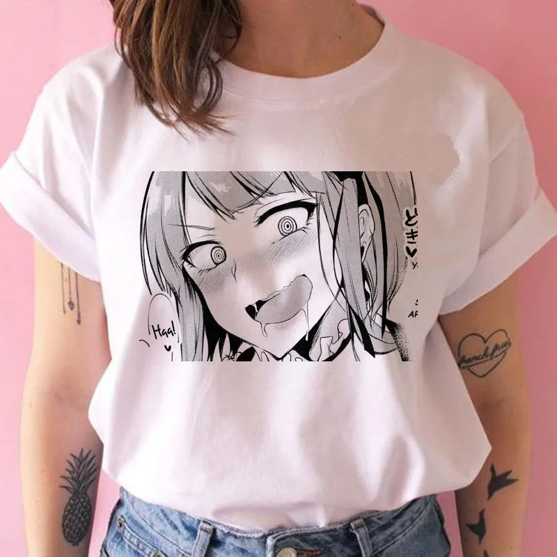 Senpai Himiko Toga Waifu Women T Shirt Anime Funny Kawaii 90s Japanese Tshirt Female Streetwear Clothes T-shirt Top Tee