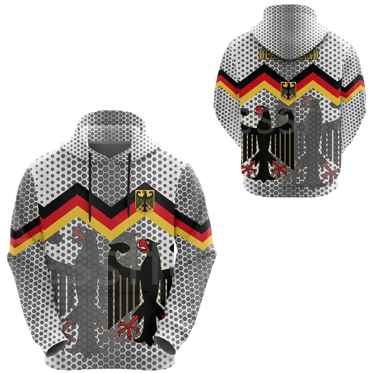 

Tessffel Germany Deutschland Country Flag Colorful Harajuku NewFashion Tracksuit 3DPrint Streetwear Casual Hoodies Men/Women X15