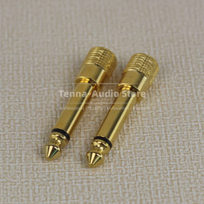 3Pcs 1/4 "6.3 Mm Mono Male Jack Ts Plug Naar 1/8" 3.5 Vrouwelijke Microfoon Audio Converter Adapter downstep Pa Luidspreker Connector