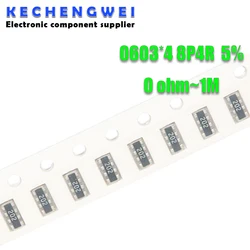 Resistencia de red SMD array, 100x4, 8P4R, 2x4P, 0 ~ 1M, 1, 10, 22, 47, 0603, 100, 220, 330, 1K, 470K, 2,2 K, 10K, 22K, 47K, 4,7 K, 100 unidades 220K 470K ohm