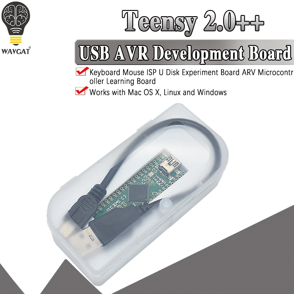 Teensy 2.0++ USB AVR Development Board ISP U Disk Keyboard Mouse Experimental Board AT90USB1286 For Arduino