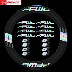 READU Bicycle Stickers Road Bike 2021 F9R Wheel Set Stickers Bicycle Rim Decals Cycling Bicycle Accessories