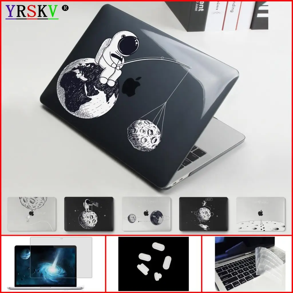 

New 3D Space Astronaut Series Laptop Case For Macbook Air Pro Chip M1 M2 Retina Touch Bar ID 13.6 12 14 13 15 16 inch Cover Case