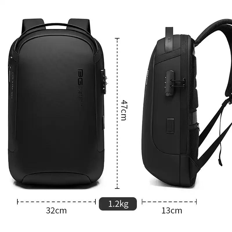 Bange Unisex Multifunctionele Notebook Mode Schooltas Waterdicht En Anti-Diefstal Dagelijks Business Mochila Voor Vrouwen Rugzak